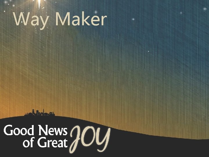 Way Maker 