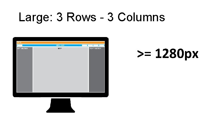 Large: 3 Rows - 3 Columns >= 1280 px 