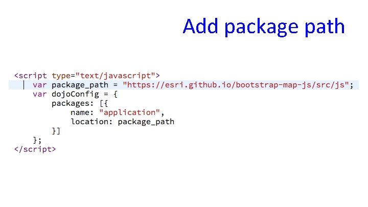 Add package path 