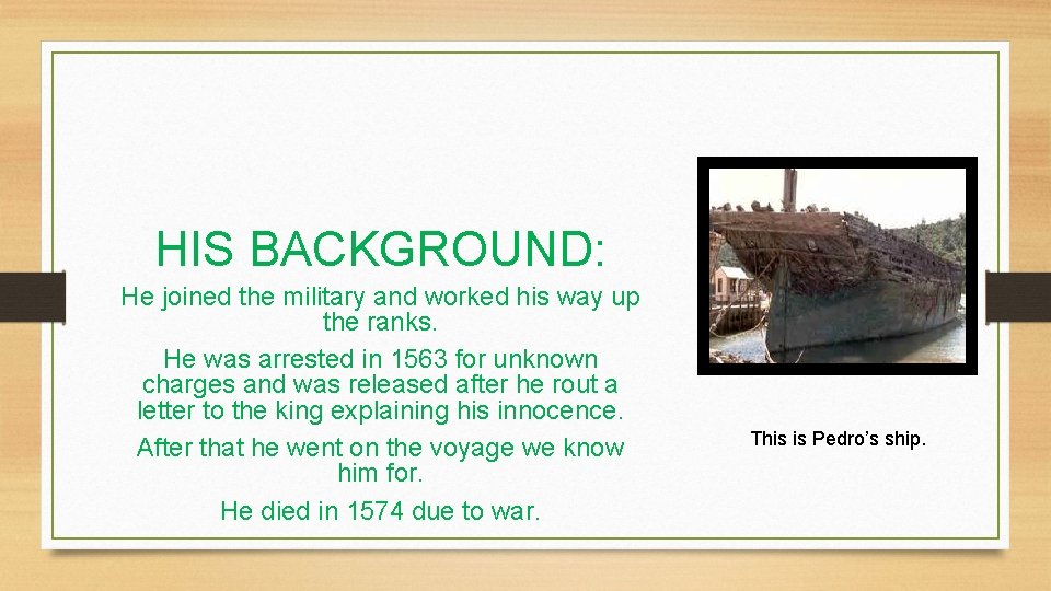 HIS BACKGROUND: He joined the military and worked his way up the ranks. He