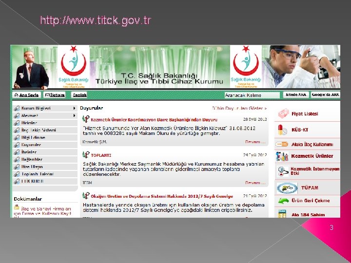 http: //www. titck. gov. tr 3 