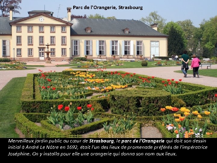 Parc de l'Orangerie, Strasbourg Merveilleux jardin public au cœur de Strasbourg, le parc de
