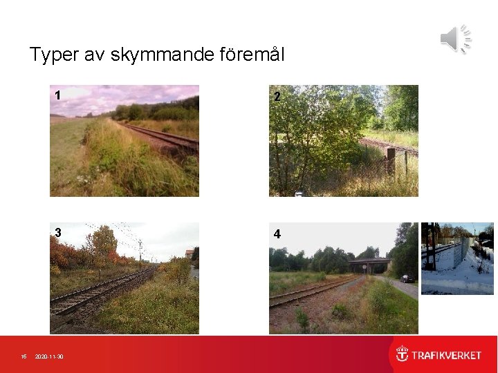 Typer av skymmande föremål 15 1 2 3 4 2020 -11 -30 