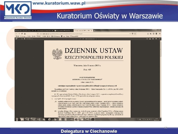 Delegatura w Ciechanowie 64 