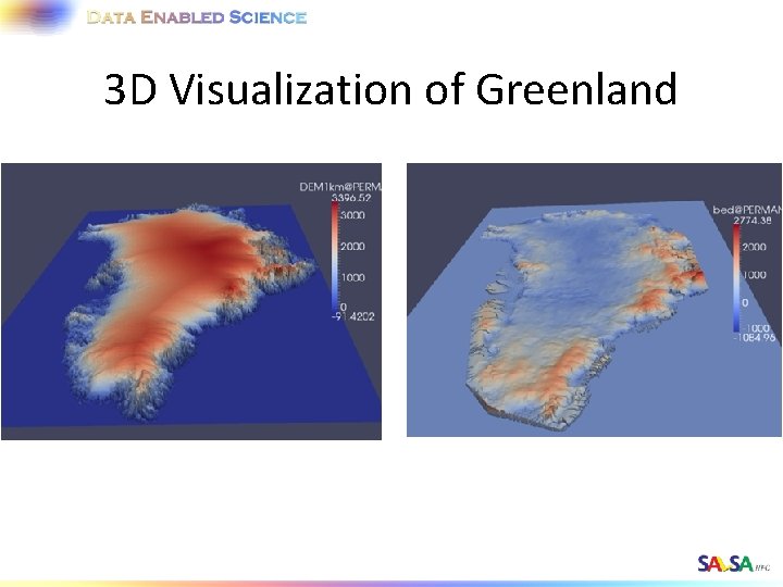 3 D Visualization of Greenland 