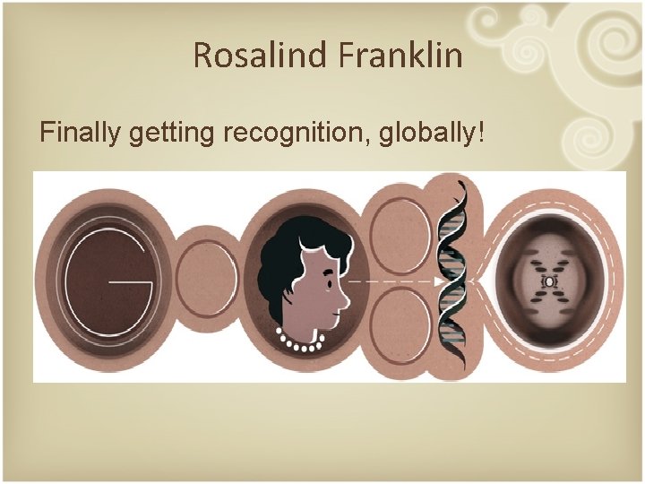 Rosalind Franklin Finally getting recognition, globally! 