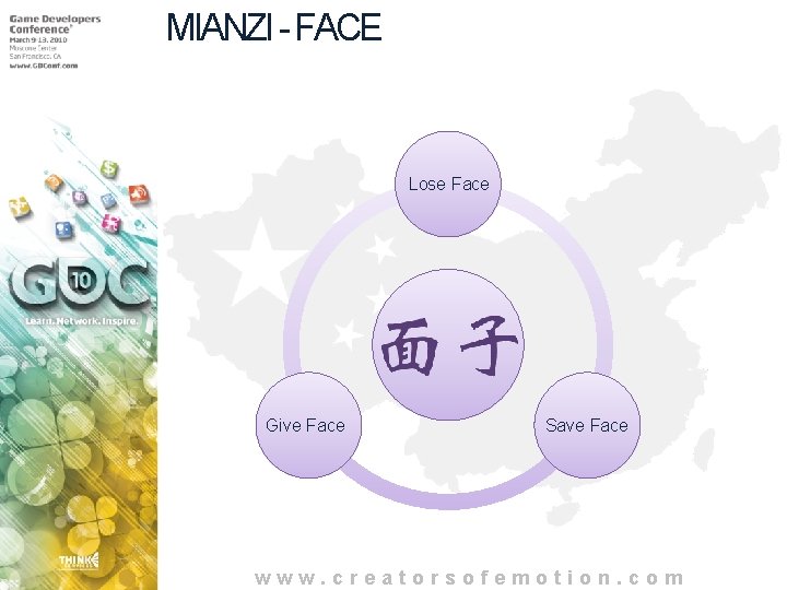 MIANZI - FACE Lose Face Give Face Save Face www. creatorsofemotion. com 