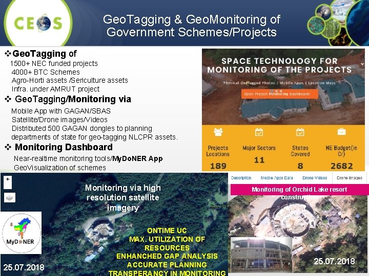 Geo. Tagging & Geo. Monitoring of Government Schemes/Projects v. Geo. Tagging of 1500+ NEC