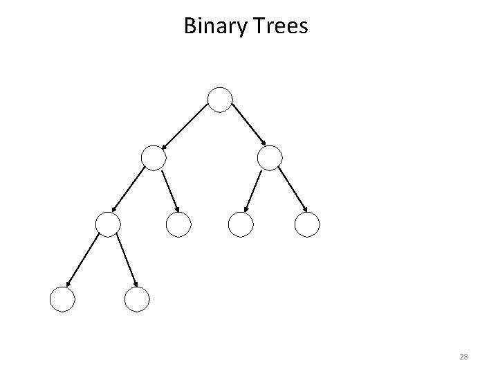 Binary Trees 28 