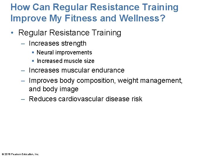 How Can Regular Resistance Training Improve My Fitness and Wellness? • Regular Resistance Training