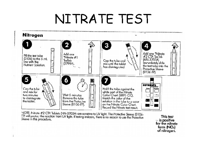 NITRATE TEST 