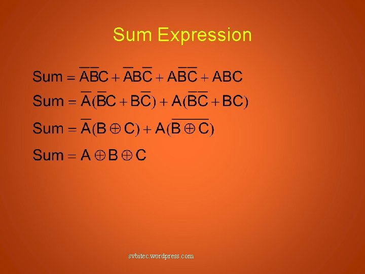 Sum Expression svbitec. wordpress. com 