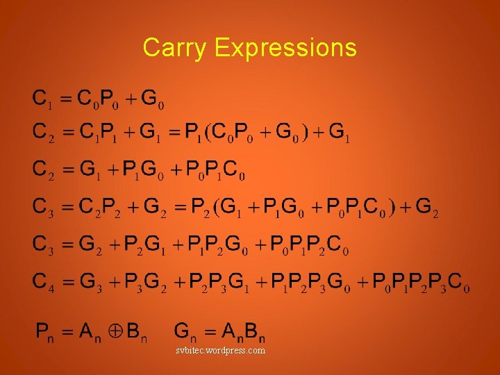 Carry Expressions svbitec. wordpress. com 