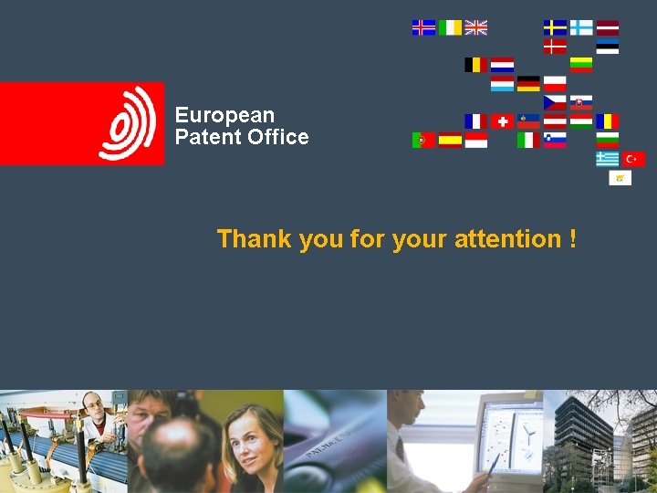 The IPC Reform Thank you slide • Background European Patent Office • Changes •