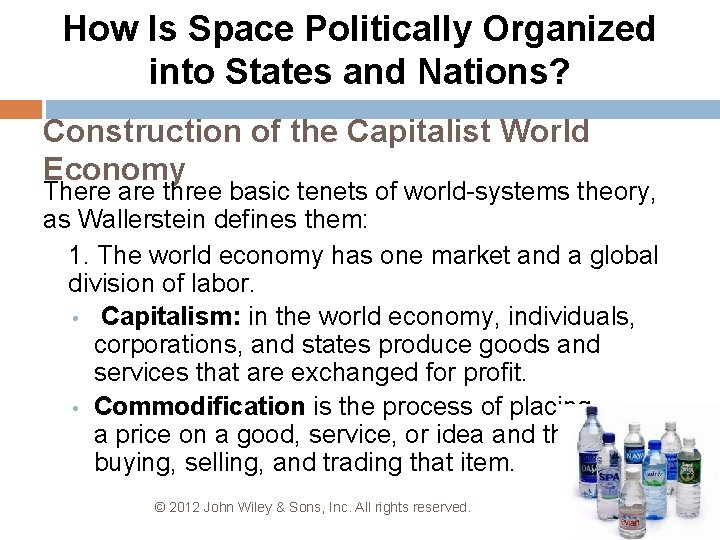 How Is Space Politically Organized into States and Nations? Construction of the Capitalist World