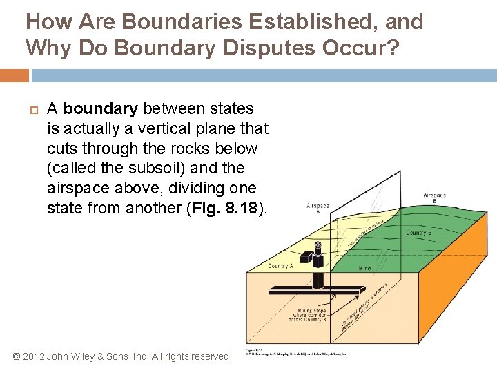 How Are Boundaries Established, and Why Do Boundary Disputes Occur? A boundary between states