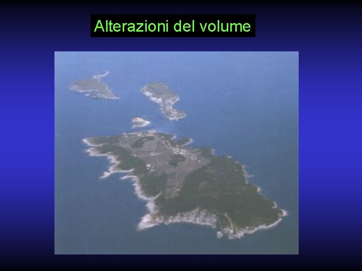 Alterazioni del volume 