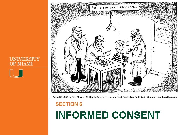 SECTION 6 INFORMED CONSENT 