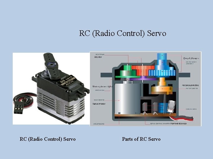 RC (Radio Control) Servo Parts of RC Servo 