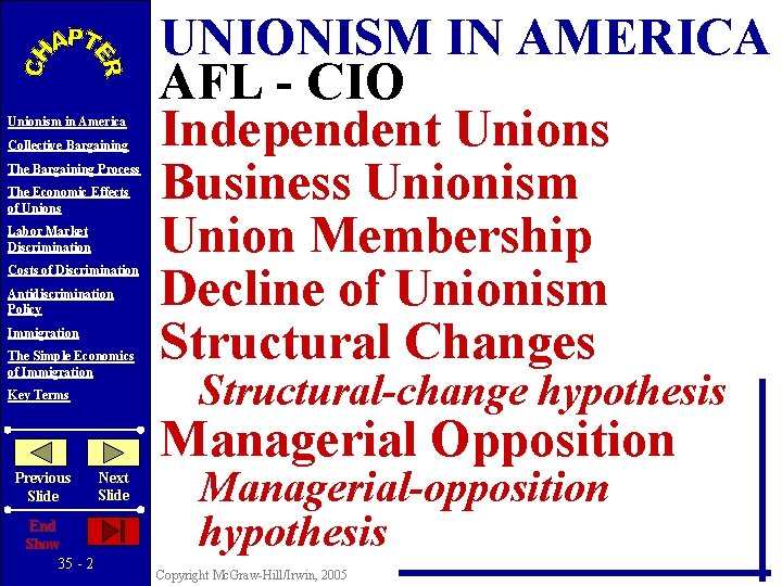 Unionism in America Collective Bargaining The Bargaining Process The Economic Effects of Unions Labor