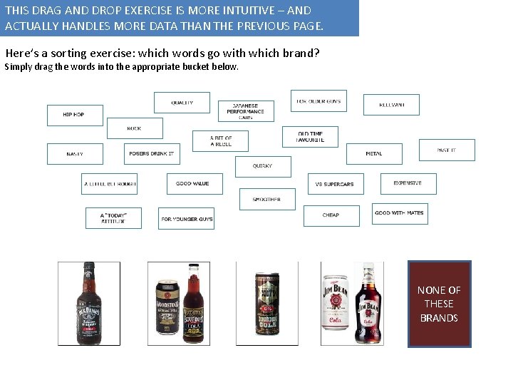 THIS DRAG AND DROP EXERCISE IS MORE INTUITIVE – AND ACTUALLY HANDLES MORE DATA