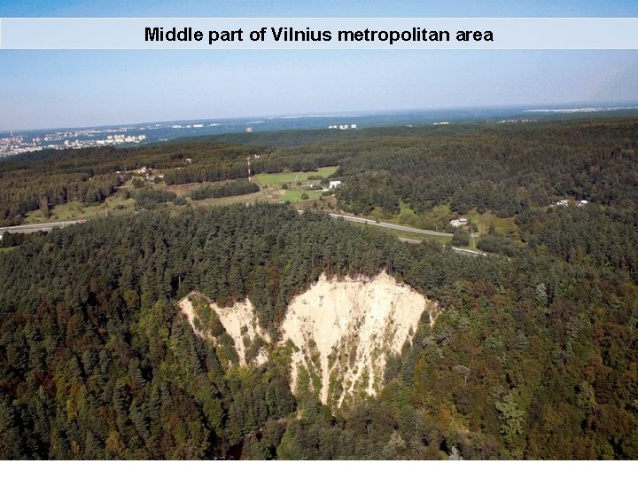 Middle part of Vilnius metropolitan area 