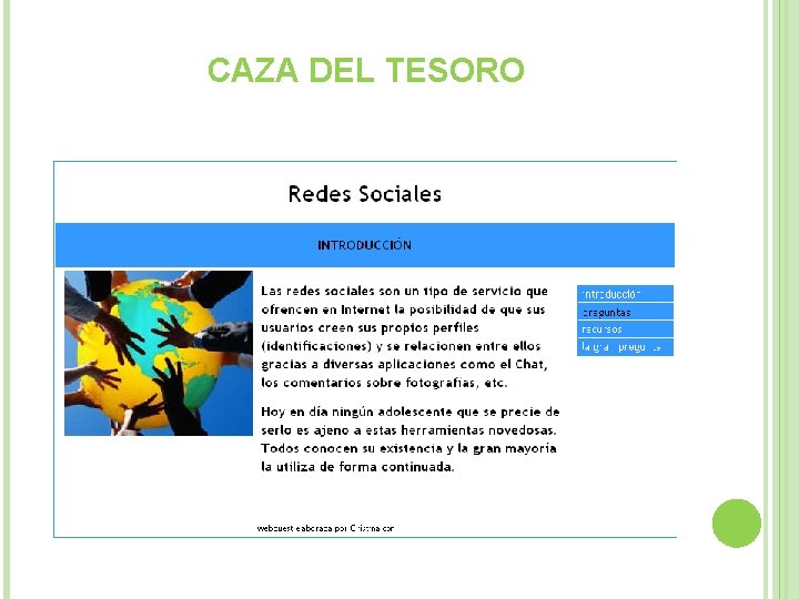 CAZA DEL TESORO 