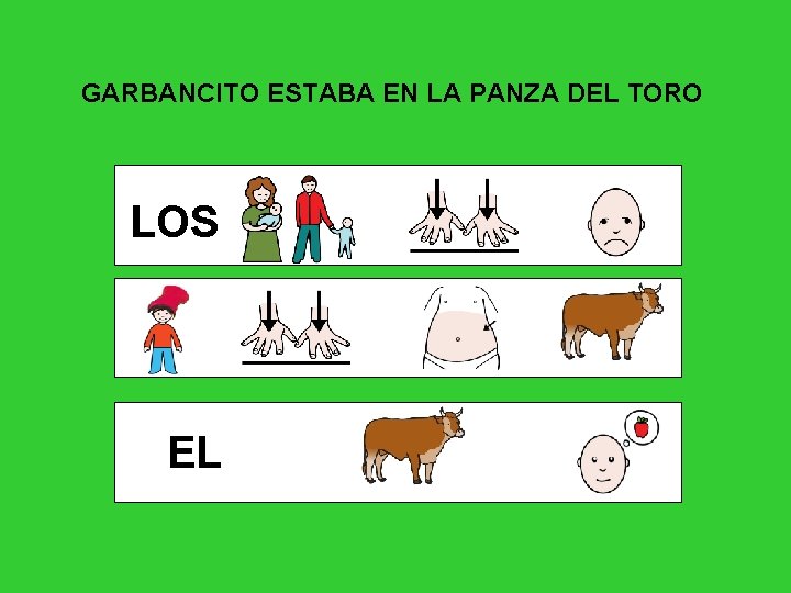 GARBANCITO ESTABA EN LA PANZA DEL TORO LOS EL 