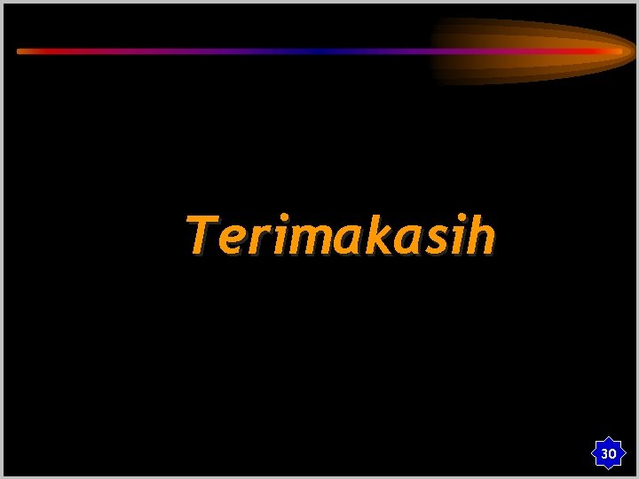 Terimakasih 30 