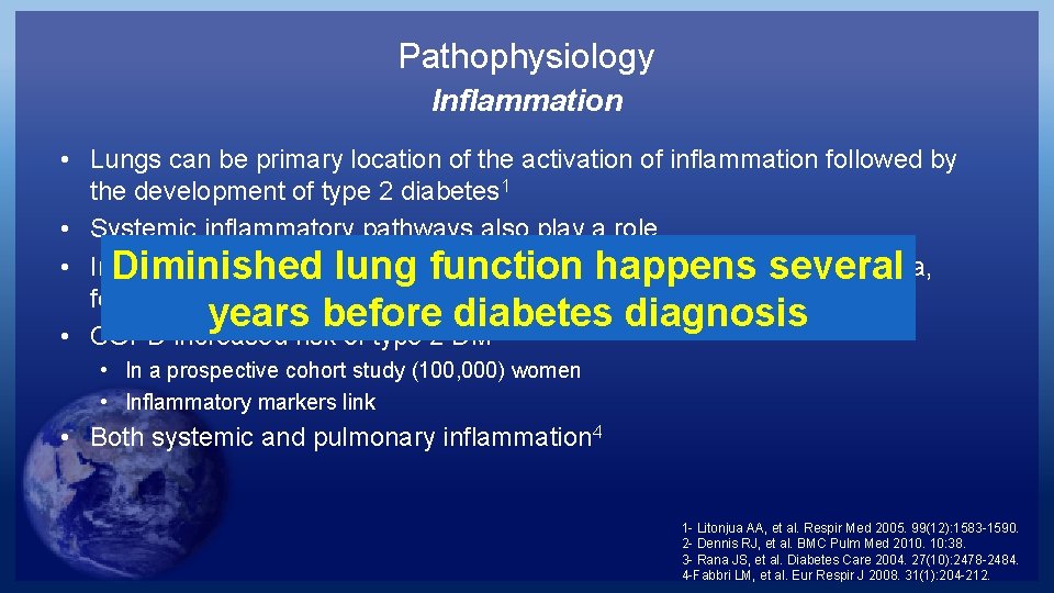 Pathophysiology Inflammation • Lungs can be primary location of the activation of inflammation followed