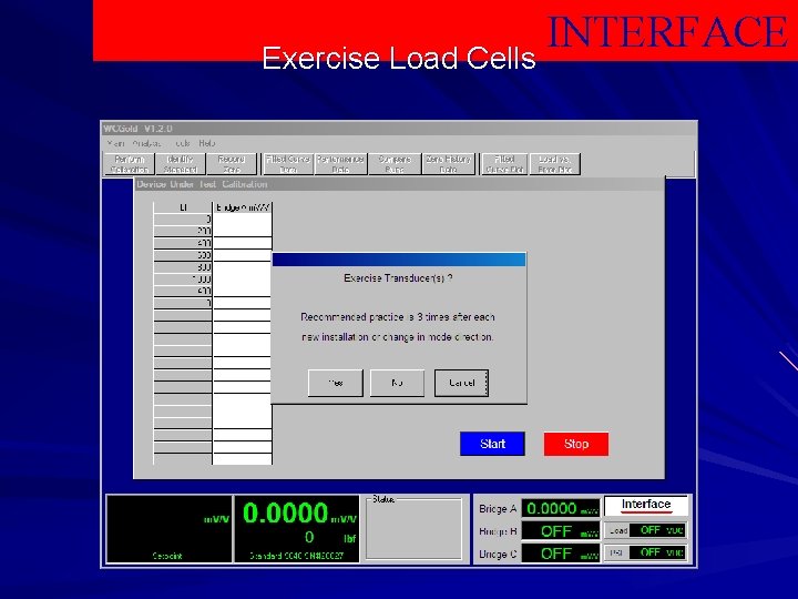 Exercise Load Cells INTERFACE 