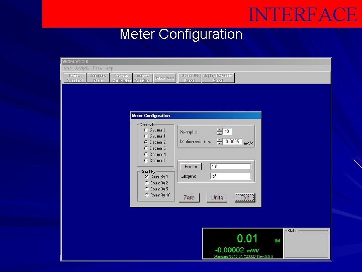 INTERFACE Meter Configuration 