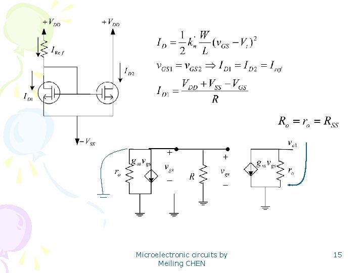 Microelectronic circuits by Meiling CHEN 15 