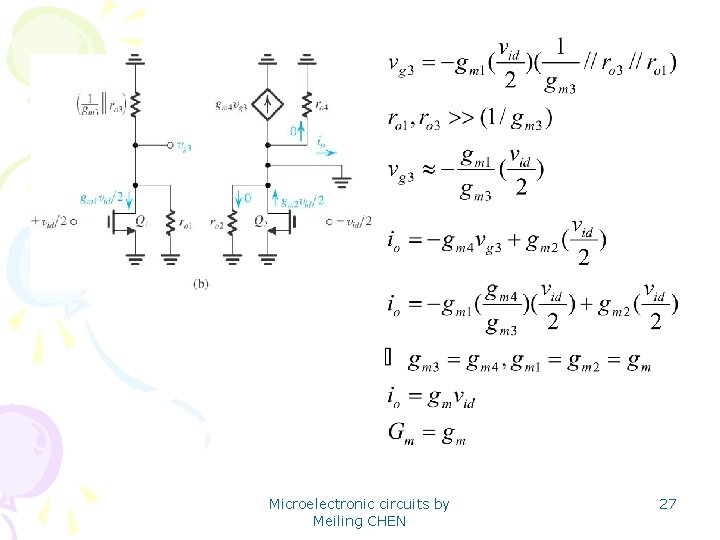 Microelectronic circuits by Meiling CHEN 27 