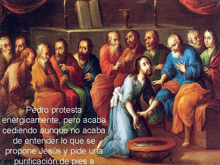 Pedro protesta enérgicamente, pero acaba cediendo aunque no acaba de entender lo que se