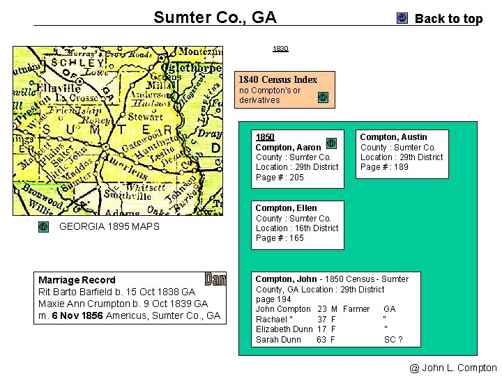 Sumter Co. , GA Back to top 1830 1840 Census Index no Compton's or