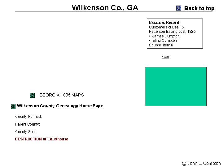 Wilkenson Co. , GA Back to top Business Record Customers of Beall & Patterson