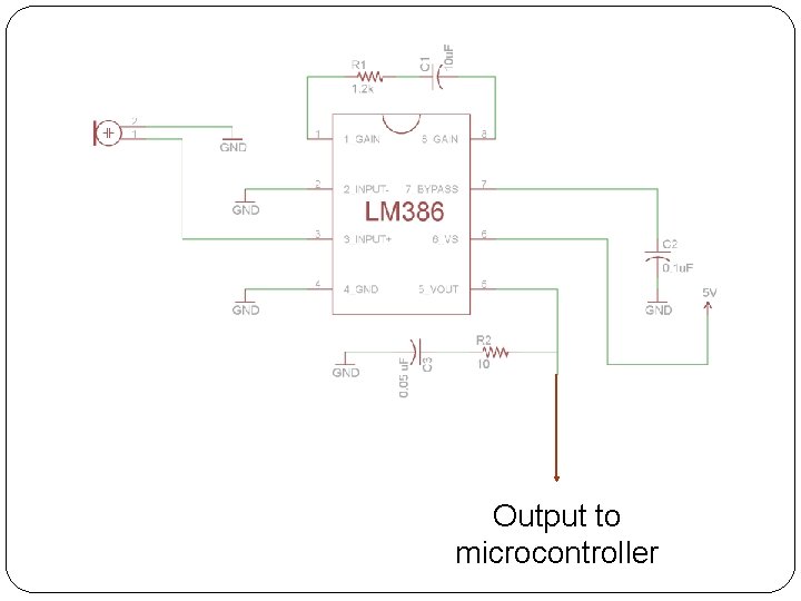 Output to microcontroller 