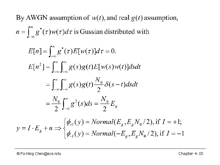 © Po-Ning Chen@ece. nctu Chapter 4 -15 