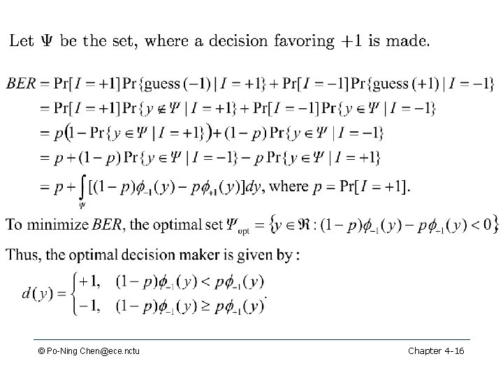 © Po-Ning Chen@ece. nctu Chapter 4 -16 