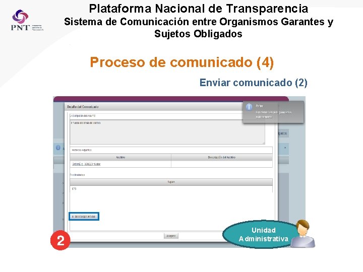 Plataforma Nacional de Transparencia Sistema de Comunicación entre Organismos Garantes y Sujetos Obligados Proceso
