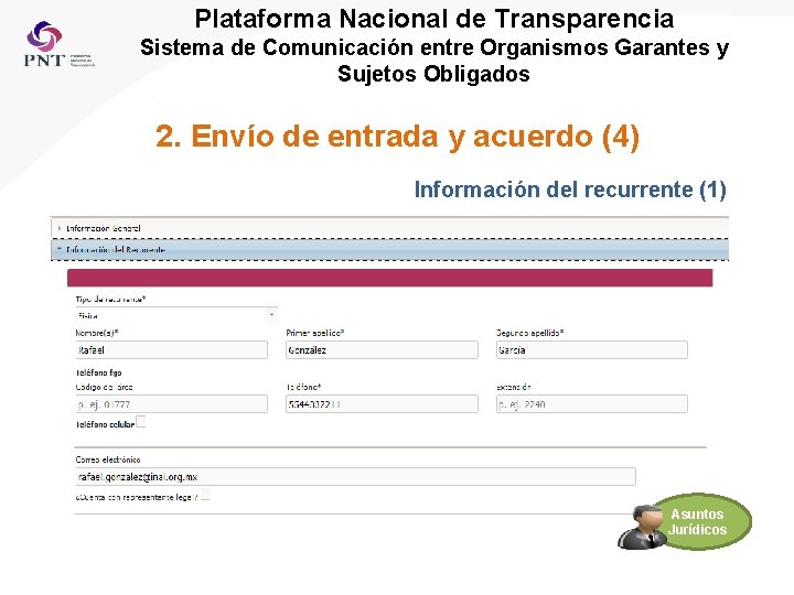 Plataforma Nacional de Transparencia Sistema de Comunicación entre Organismos Garantes y Sujetos Obligados 2.