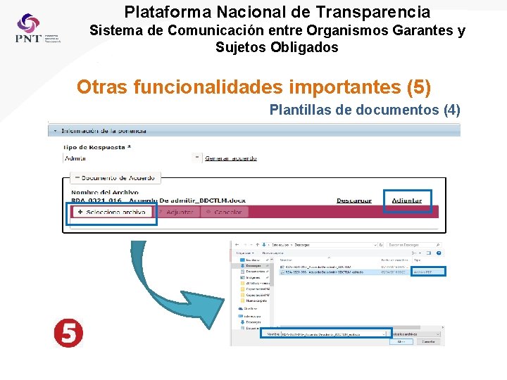 Plataforma Nacional de Transparencia Sistema de Comunicación entre Organismos Garantes y Sujetos Obligados Otras