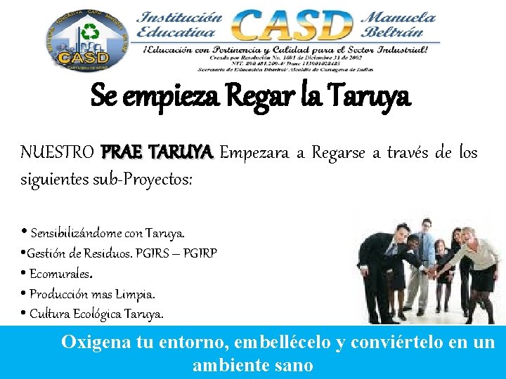 Se empieza Regar la Taruya NUESTRO PRAE TARUYA Empezara a Regarse a través de