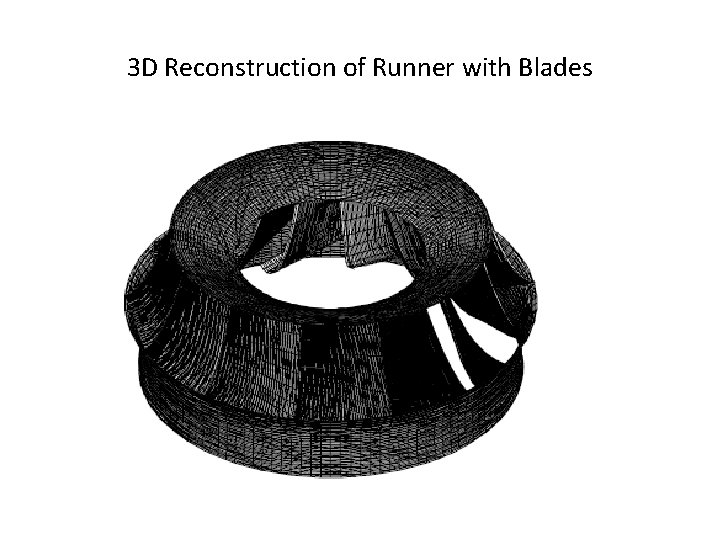 3 D Reconstruction of Runner with Blades 