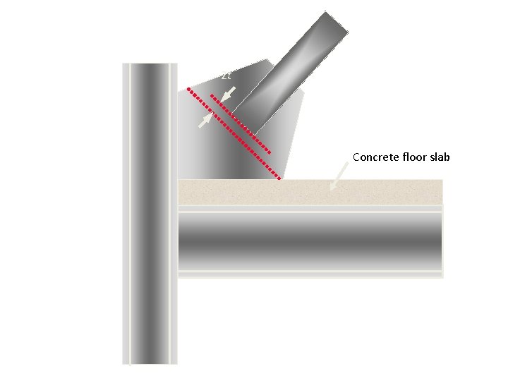 2 t Concrete floor slab 2 t Concrete floor slab