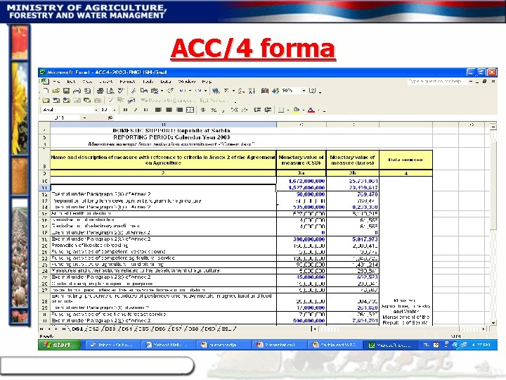 ACC/4 forma 