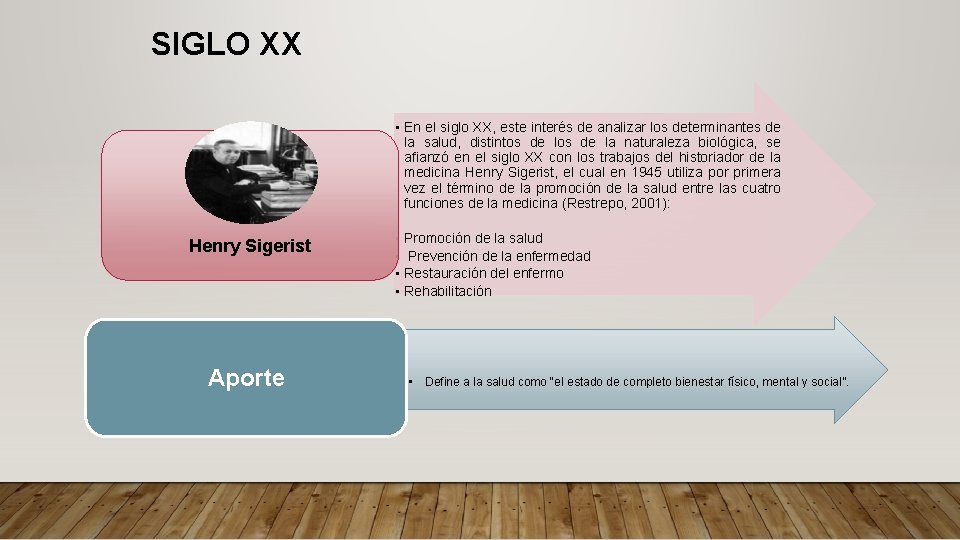 SIGLO XX • En el siglo XX, este interés de analizar los determinantes de