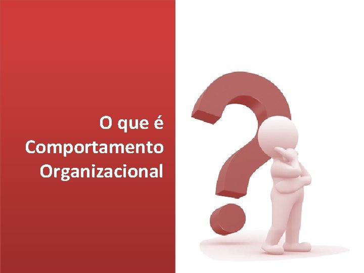 O que é Comportamento Organizacional 