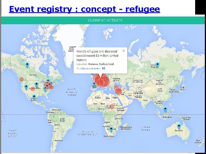 Event registry : concept - refugee 